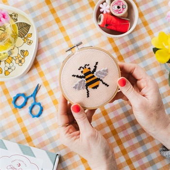 Cotton Clara Bee Cross Stitch Kit